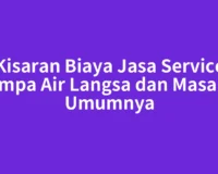 Kisaran Biaya Jasa Service Pompa Air Langsa dan Masalah Umumnya
